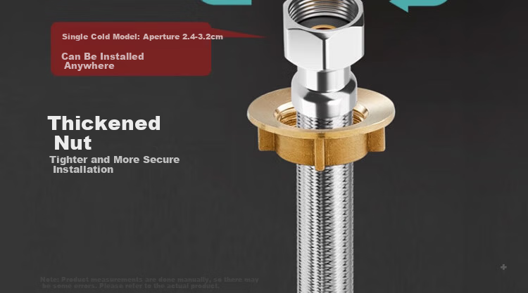 Delr [28 Years Brand] Stainless Steel Kitchen Faucet Single Cold 360° Rotation Sink CFLT-DL 12