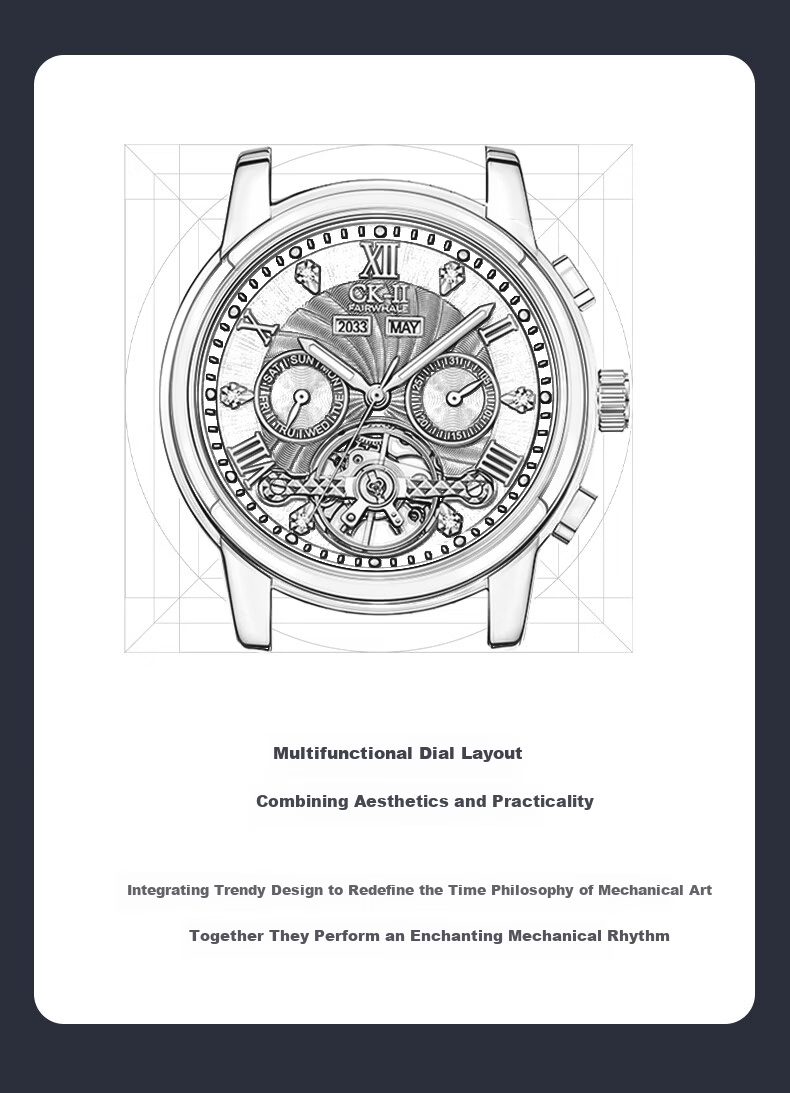 Mark Fairwhale CK-II Collaboration Men's Automatic Mechanical Watch Birthday Gift for Boyfriend 2026 New Top Ten National Watches 6