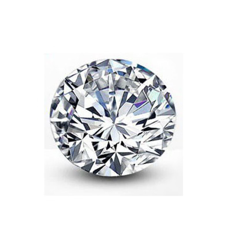 钻业珠宝 白18k金一帆风顺钻石女款吊坠 白色 9.