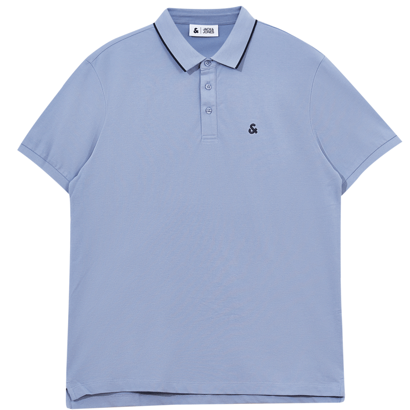 JACK&JONES Men's Spring Polo Shirt Multi-Color Embroidered Chest Basic Versatile Short Sleeve 226106021