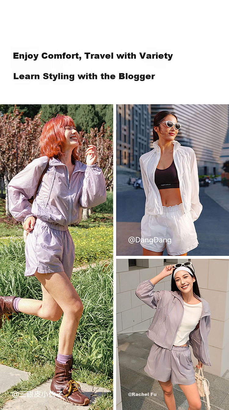 Semir Chen Duling | Mall Same Style | Marcus Collaboration Women's Summer 2026 Fashion Sunscreen Two-Piece Set 101326117017 13