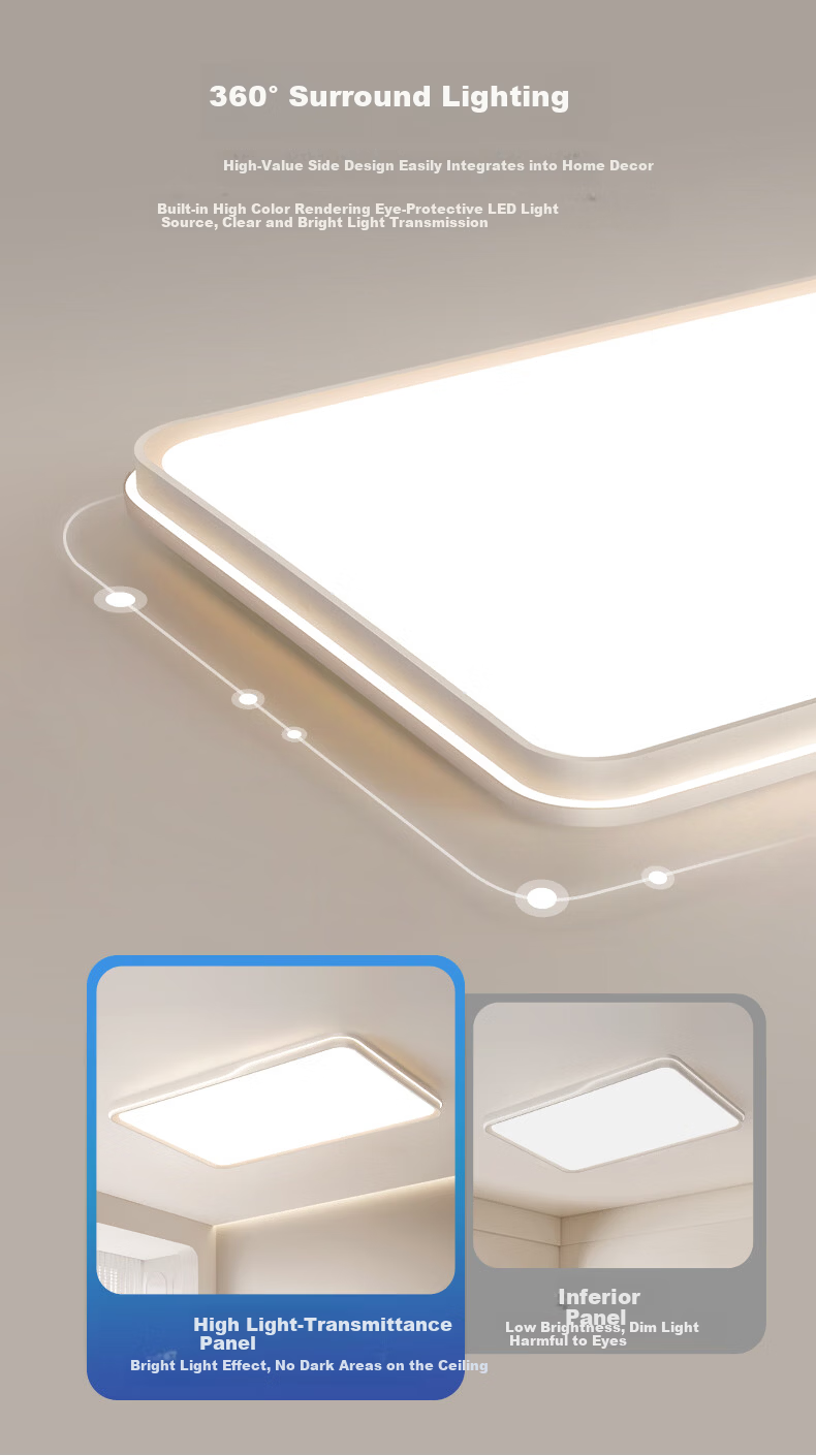 Micoe Purui Eye Protection Ceiling Light Bedroom Lamp Smart Offline Voice LED Minimalist Zhongshan Lighting Youjian Series 4