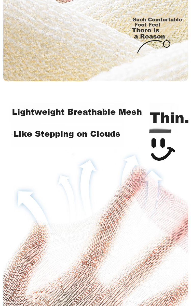 Little Pig Banner Summer Mesh Class A Infant Newborn Non-Binding Chubby Leg Xinjiang Long-Staple Cotton Seamless High Elastic Baby Cotton Socks 3