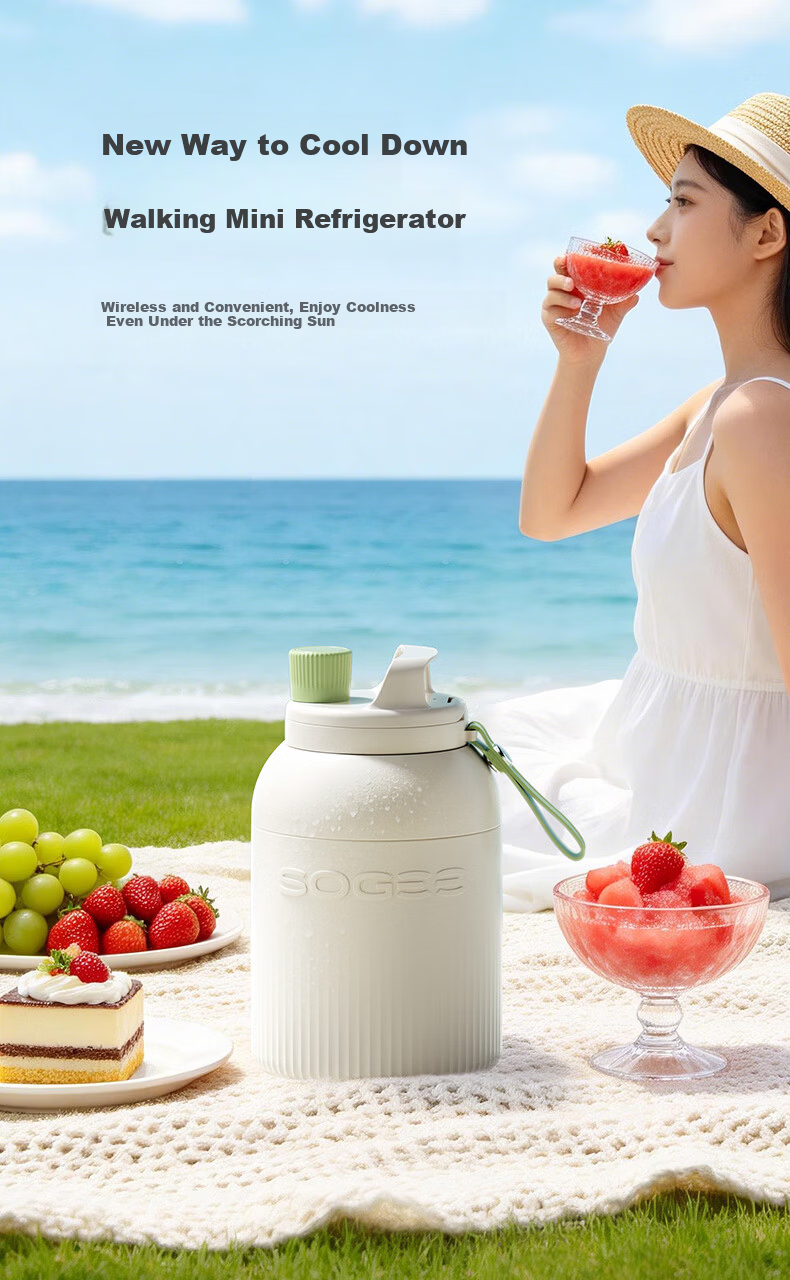 XiaoZhi New Release Portable Wireless Mini Juicer Blender Ice Crushing Juice Cup Large Capacity Fruit Vegetable Smoothie Maker GB05P 4