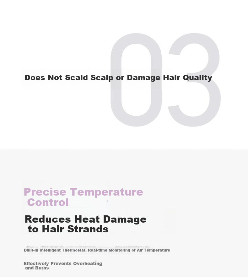 KONKA High-Speed Smart Hair Dryer SE Lite Home Use Negative Ion Hair Care Powerful Quick-Dry Low Noise Portable Student Dorm Hair Dryer Holiday Birthday Gift 22