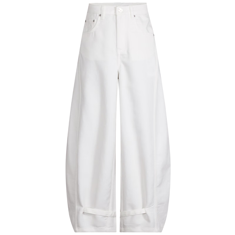 Navigare Small Sailboat Spring/summer 2026 New Skin-Friendly Wide-Leg Jeans, Cargo Curved Knife Long Pants 2312576503