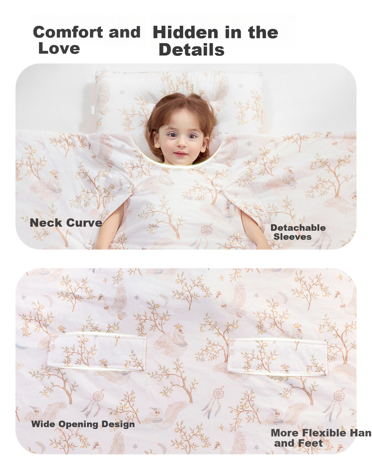 JOYNCLEON Kids Anti-Kick Quilt Baby Air Conditioning Sleeping Bag Summer Silk Hug Blanket Cooling Pink 1.5*1.5M 33