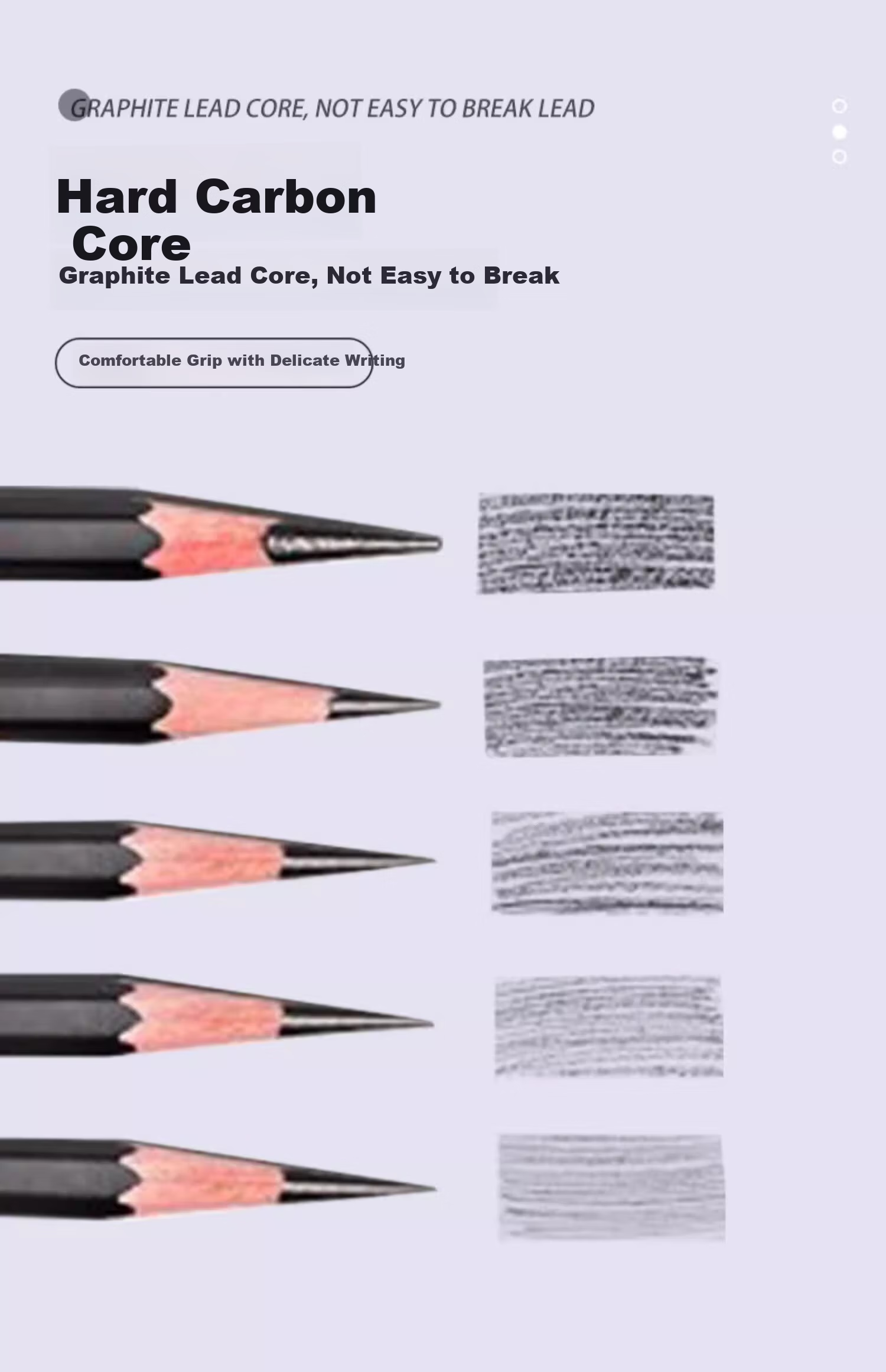 BEIFA Sketch Pencil 2B Drawing Pencil Beginner Charcoal Pencil HB 4B 6B 8B Art Supplies Drawing Set 2B 12pcs/Set Back to School Essential 3
