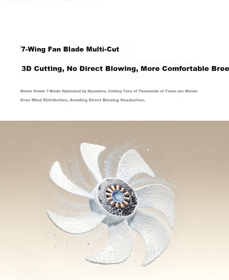 Desktop Fan Ultra-Quiet Air Circulation Oscillating Small Fan Office Dormitory Student Bedside Outdoor Tabletop Mini Fan Standard Champagne Color 5
