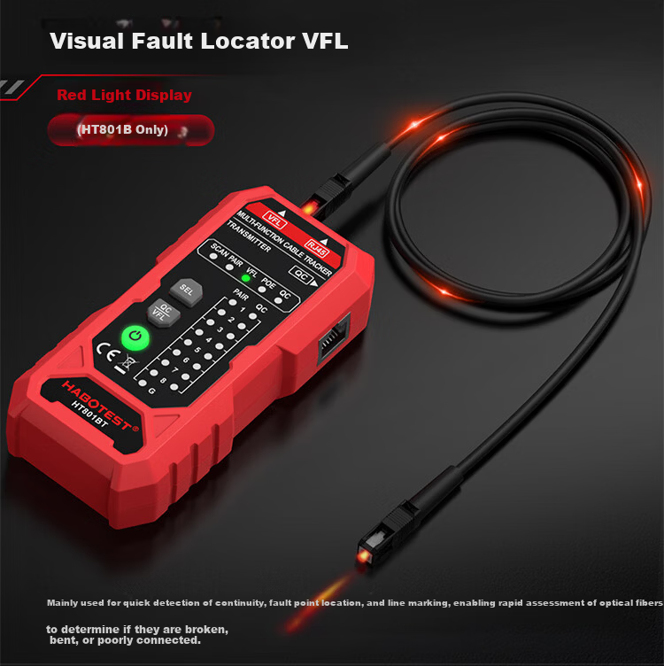 HABOTEST Network Cable Tester HT801B Multifunction Broadband Signal Continuity Checker Tool 9