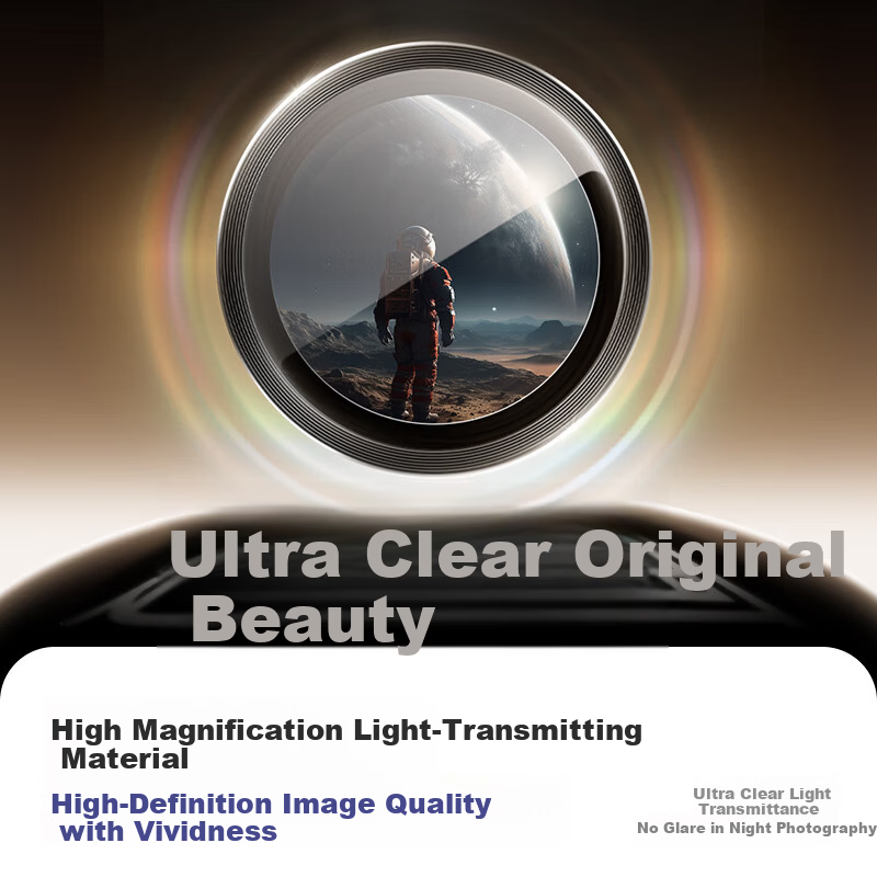 LLUNC Huawei Pura90pro Lens Protective Film AR Anti-Reflective Tempered Glass Rear Camera Lens Protector High Transparency Anti-Glare Scratch-Resistant Phone Screen Protector with Positioning Tool