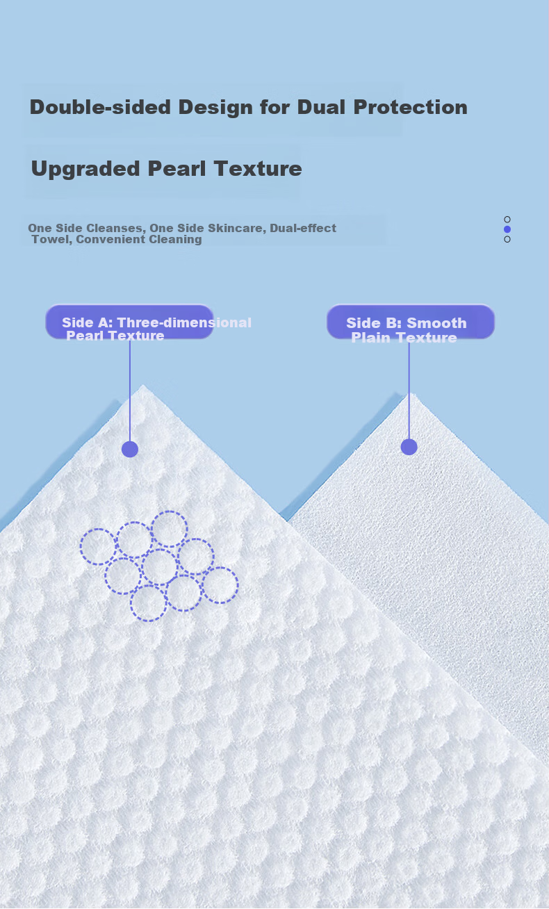Junri Hanging Disposable Facial Towel Family Pack Wall-Mounted Dual-Use Dry and Wet Beauty Salon Makeup Removal Face Tissue 4