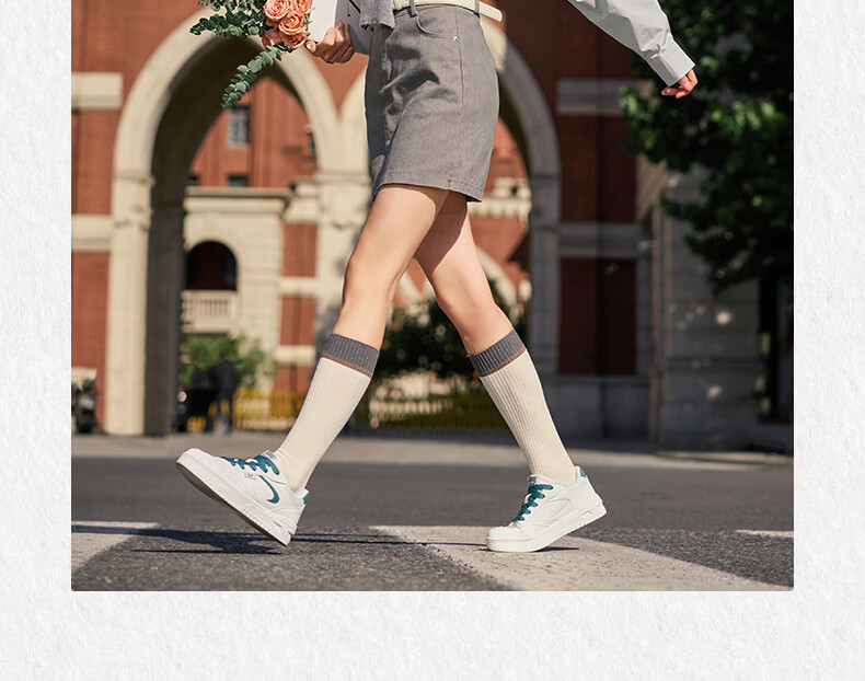 361° Soda Women's Summer Breathable Low-top White Sneakers Lightweight Versatile Casual Shoes 682616618-2 7