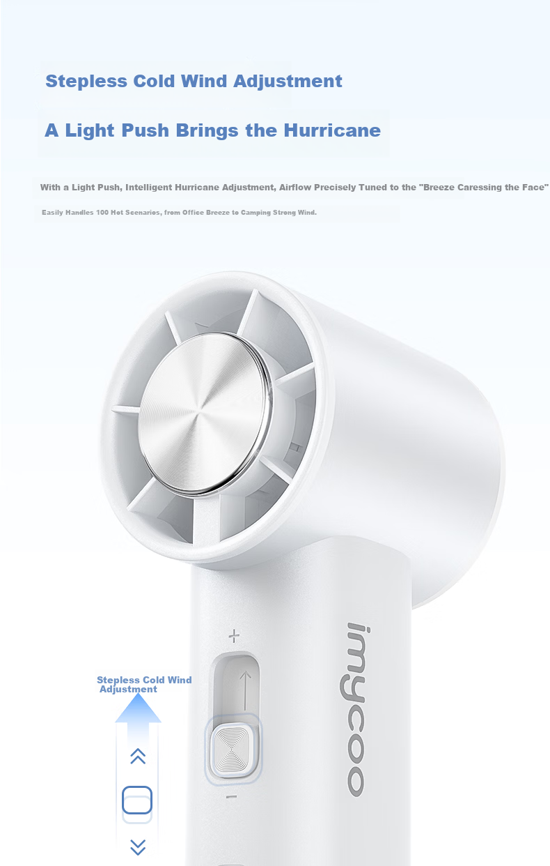 AIMIKU Handheld Mini Fan High-Speed Cooling Semiconductor USB Rechargeable Portable Outdoor Student Dormitory Long Battery Life 17