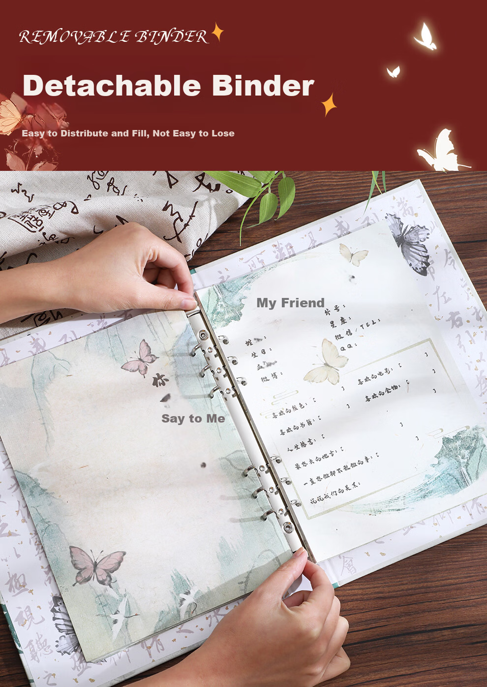Zolan Zhe Nezha Classmate Record 2026 New Graduation Album for 6th Grade Elementary Students High-Value Girls Niche Unique Style Anime Middle School Boys Growth Contact Book 6