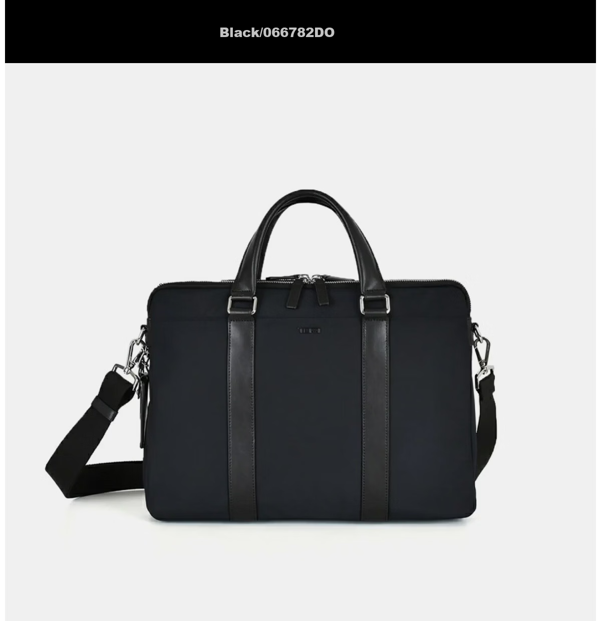 TUMI MONROE Series Men's Briefcase Daily Commuter Business High-End Black Medium Bag Valentine's Day Gift 2