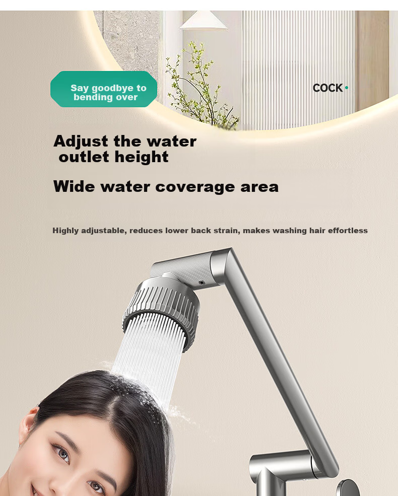 Denwalk [Germany] Household Faucet Cold and Hot Water Basin Sink Washbasin Single Cold Bathroom Basin 4