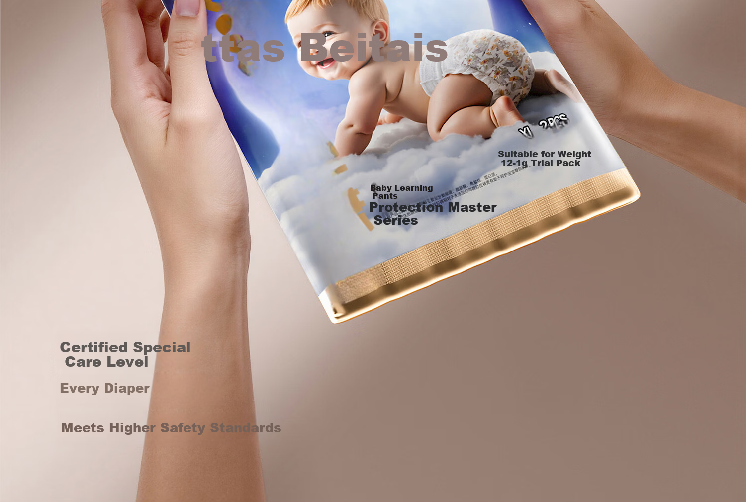 Betis [Formamide Not Detected] Biomimetic Vernix Skin Care Diaper Pants Baby Diapers 4XL 28pcs 26