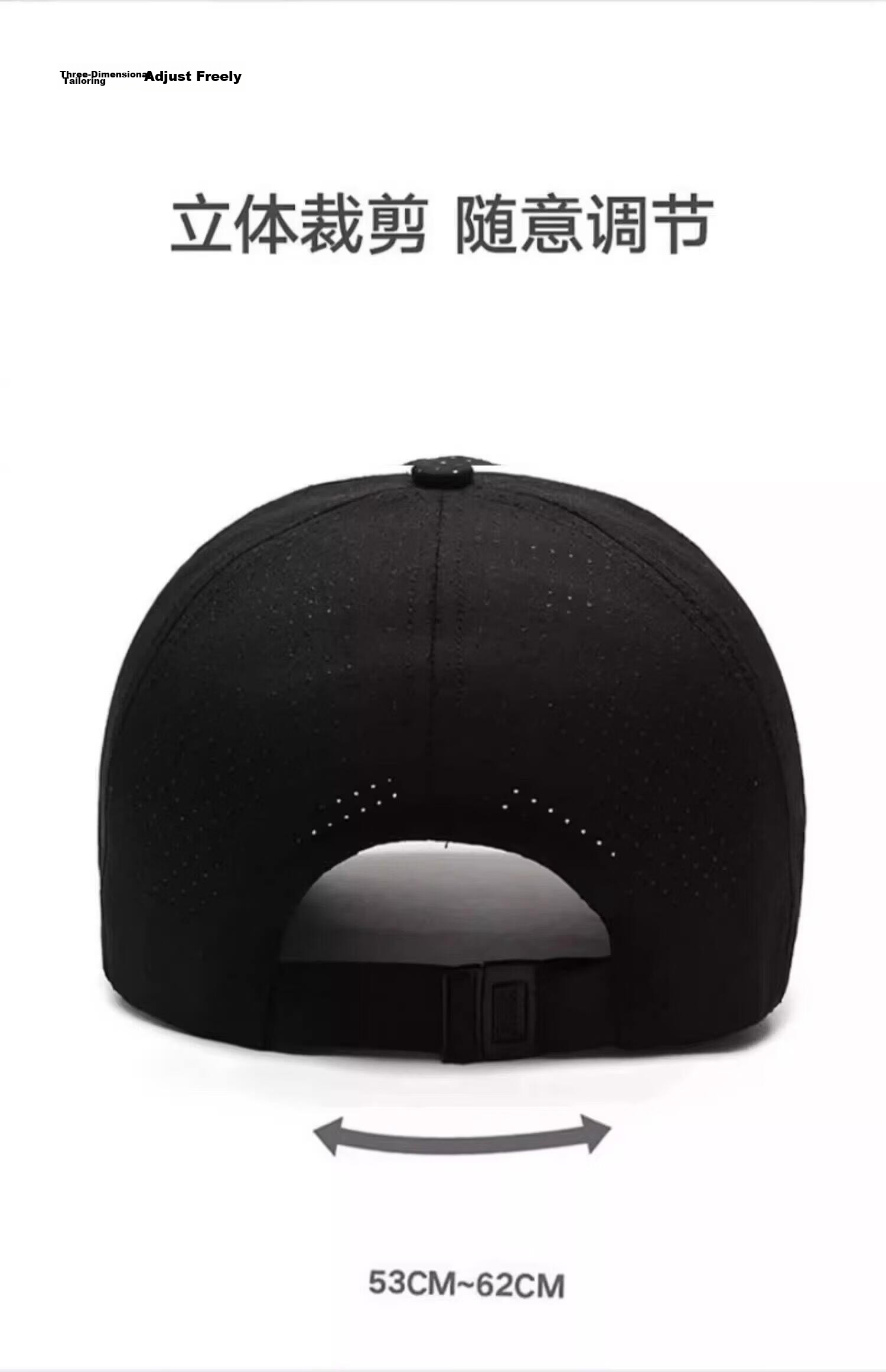 JEEP Men's Summer Outdoor UV Protection Breathable Mesh Adjustable Sunshade Baseball Cap 9