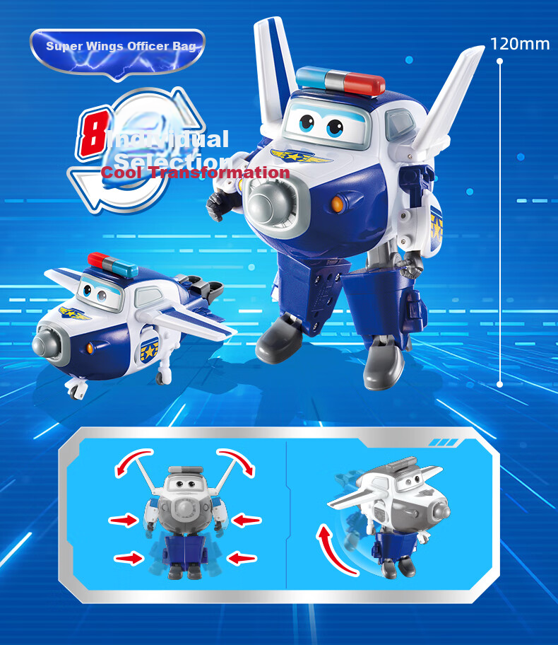 AULDEY Super Wings Transforming Robot Engineer Dodo Tool Set Pretend Play Children's Day Gift 15