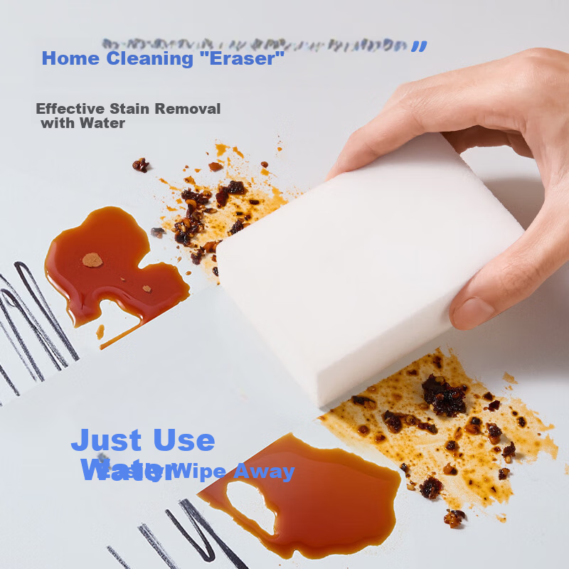 Niu Jia You Pin Compressed Sponge Wood Pulp Cotton Dishwashing Sponge Non-Stick Oil Cleaning Brush Cartoon Bear 4-Pack 4