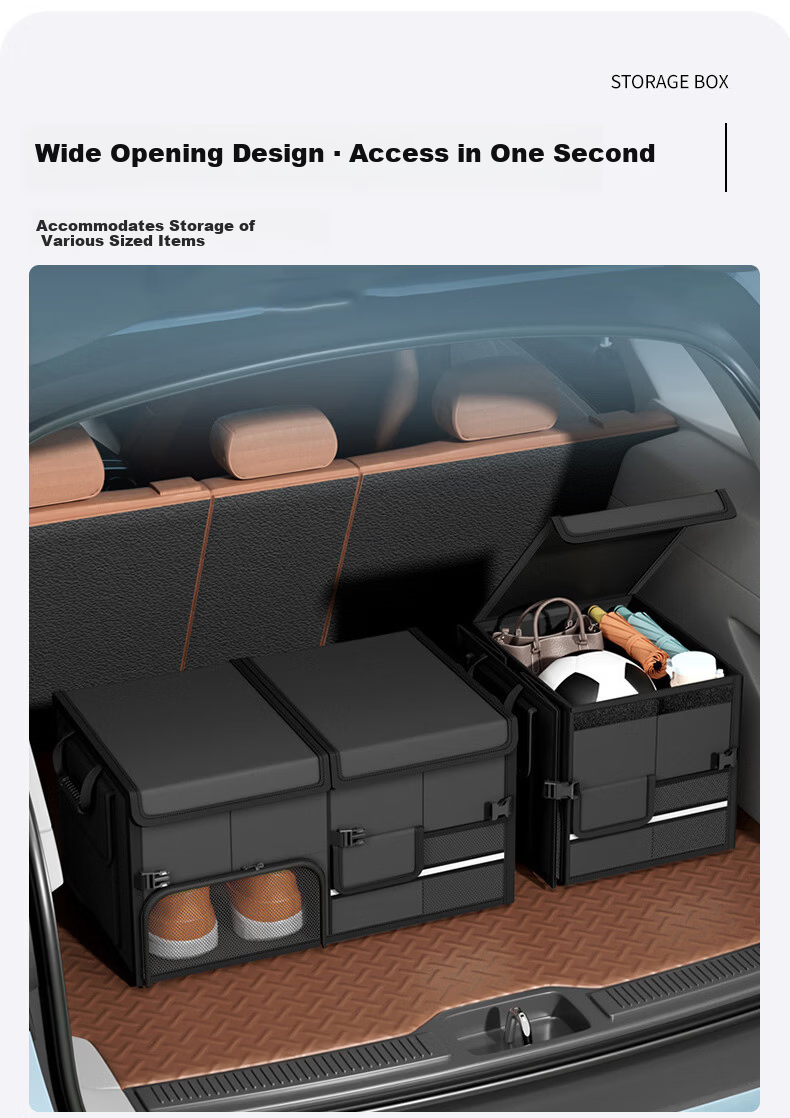 40,000km Car Trunk Storage Box Organizer Car Accessories Tailgate Camping Box 1