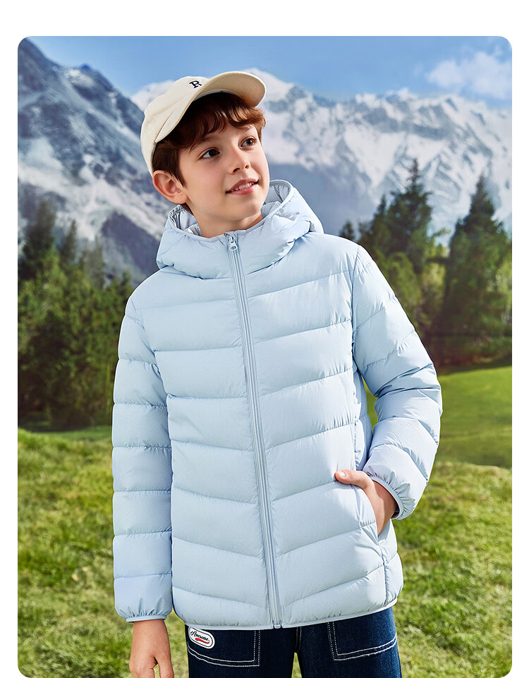BALABALA [BalaOne] Children's Lightweight down Jacket, Boys And Girls Winter Coat 2026 Triple Protection Outerwear 43