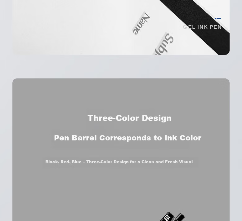 Kaoerde Brand Signature Pen 0.5mm Student Gel Pen Business Office Meeting Pen [8834] Black / [12pcs] 10