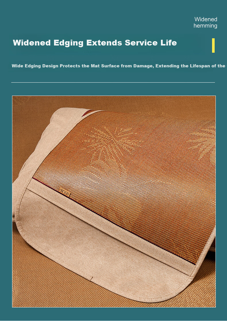Boyang Home Textiles Class A Ice Silk Pillowcase Cooling Summer Pillow Cover Single 48*74cm Ginkgo 3
