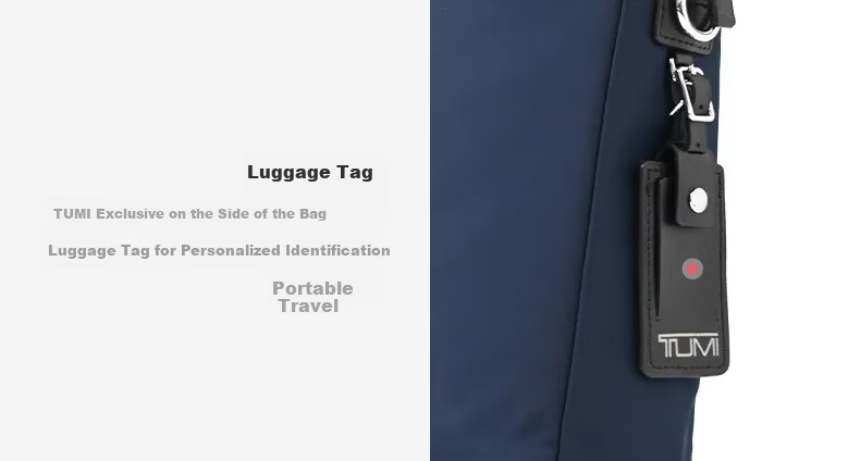 TUMI MONROE Men's Business Commuter Lightweight Briefcase Shoulder Laptop Bag Navy Blue 7