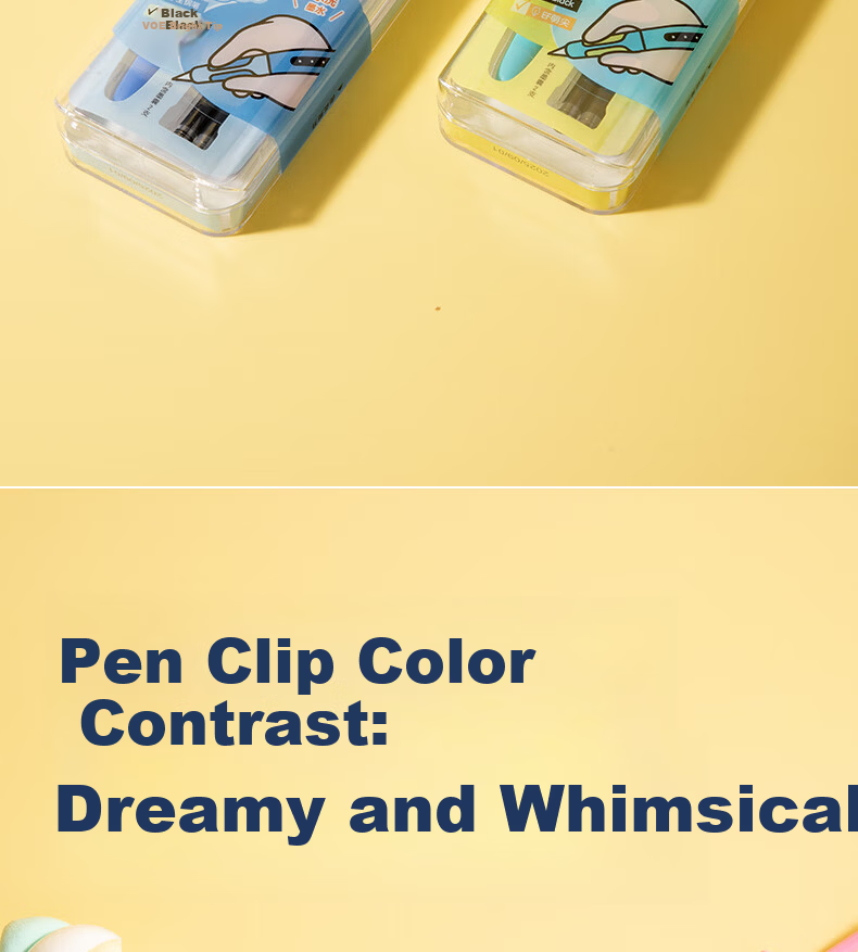 Deli Grip Fun Posture Correction Easy Wash Student Fountain Pen EF Nib Corrective Student Stationery (1 Pen + 2 Black Ink Cartridges) SF668 EF Nib (Approx. 0.38mm) Color Random 8