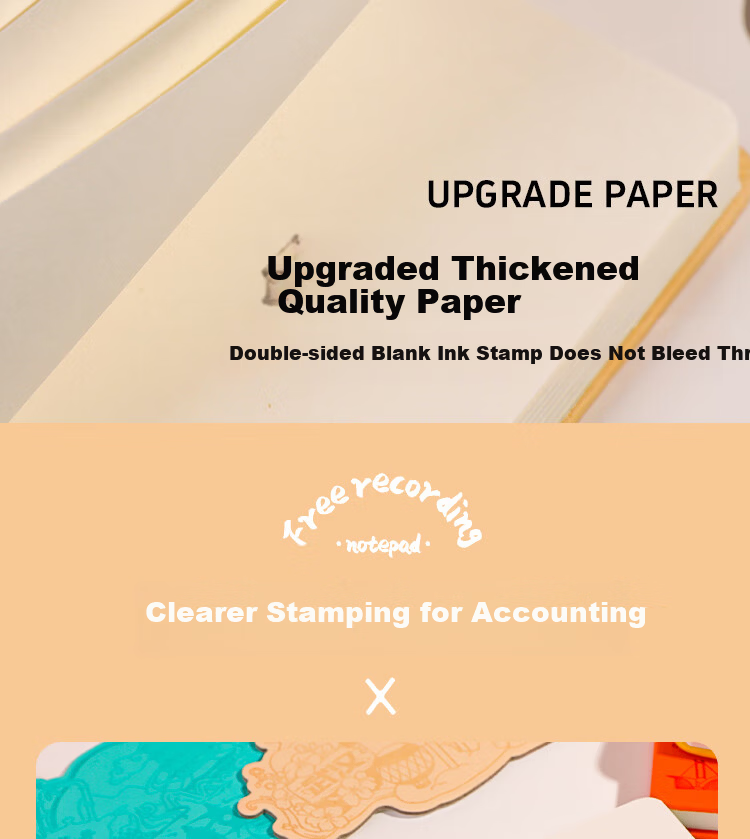 Xutong City Stamp Book Travel Check-in Book Blank Collection Book Changsha Stamp Collection High-Quality Notebook Refrigerator Magnet Journal 11