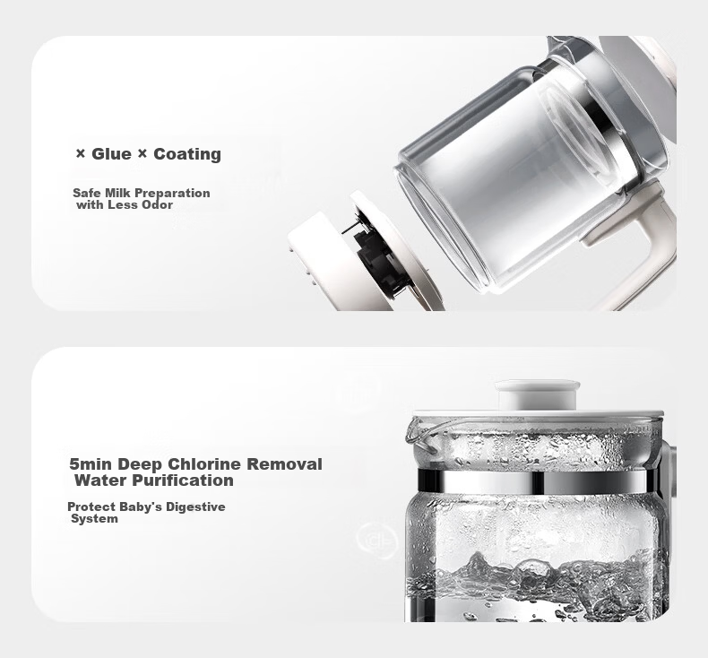 Babycare UV Sterilizer and Thermostatic Kettle 2-in-1 Baby Sterilizer and Milk Warmer Feeding Station Lite 25