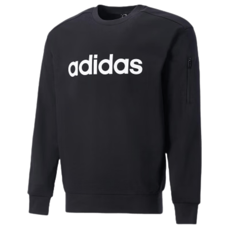Adidas Men's Fashion Trendy Sports Knitted Pullover Crewneck Sweatshirt JJ0420