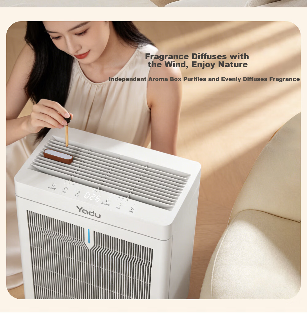 YADU Air Purifier Office Home Air Cleaner Formaldehyde and Smog Removal with Aromatherapy Box KJ320F-X1 6