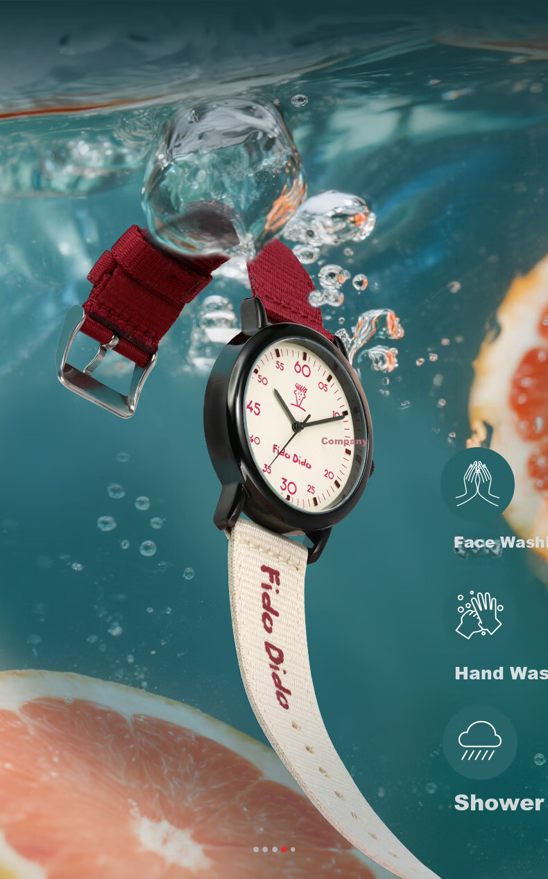 FIDO DIDO Unisex Student Watch Retro Workwear Style Quartz FD2343-BPB14 for Middle and High School Exams 7