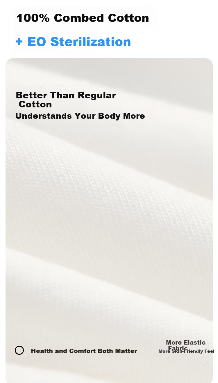 Yuanzimian Disposable Cotton Women's Panties Daily Use No-Wash Independent Travel Pack Maternity Pure Cotton Portable L 3