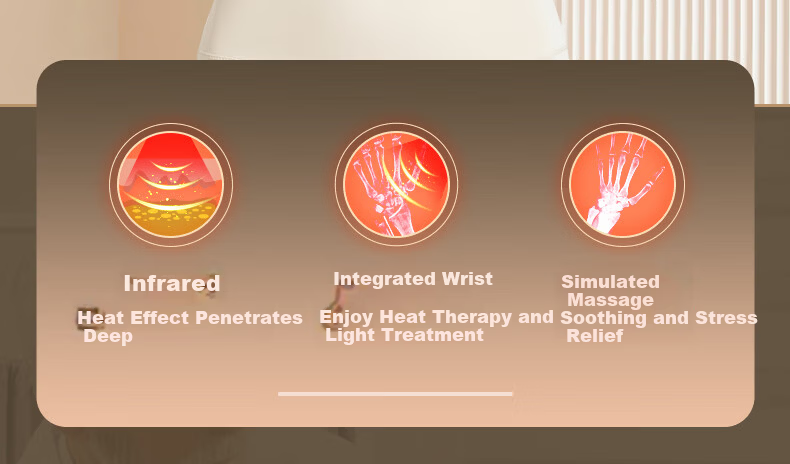 Liaoyuan [Hongguang Phototherapy] Rechargeable Heated Gloves Hand Warmer Rheumatoid Arthritis Hand Massager Wrist Finger Joint Tendon Sheath Palm Heat Pack Practical Gift 2