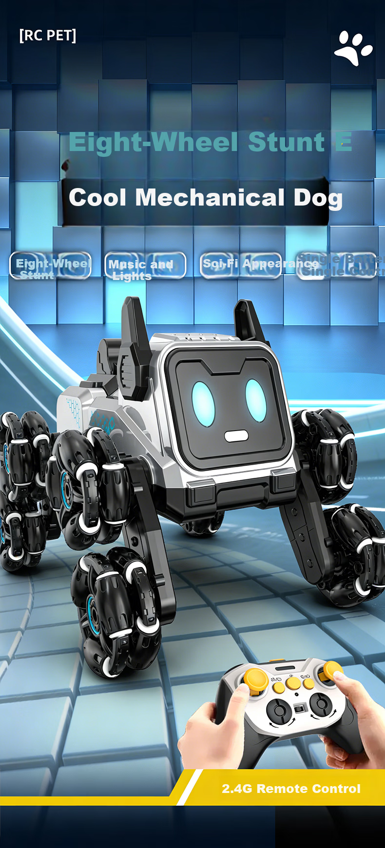 Remote Control Crawler Alloy Excavator with Dual Battery and Spray for Boys Kids Birthday Gift Ages 6-10 1