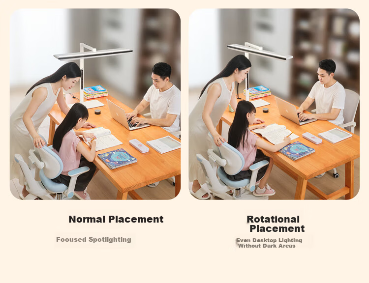 NVC Future Light Eye Protection Desk Lamp with Remote Control Full Spectrum Reading Table Lamp V5 18