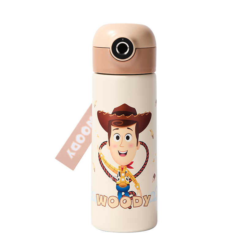 Disney Toy Story Smart Fingerprint Cup Unlock Password Children's Insulated Cup 316 Stainless Steel Student Straw Water Bottle 500ml