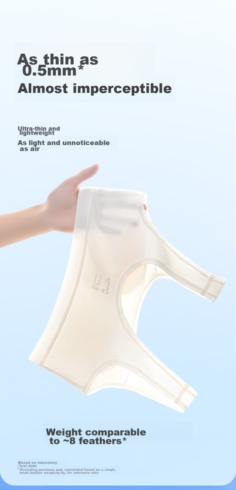 PurCotton Ultra-Thin Cotton Bra for Teenage Girls, Light Breathable Cotton Underwear for Middle School Students Aged 12-16, Self-Operated Second And Third Stage 20
