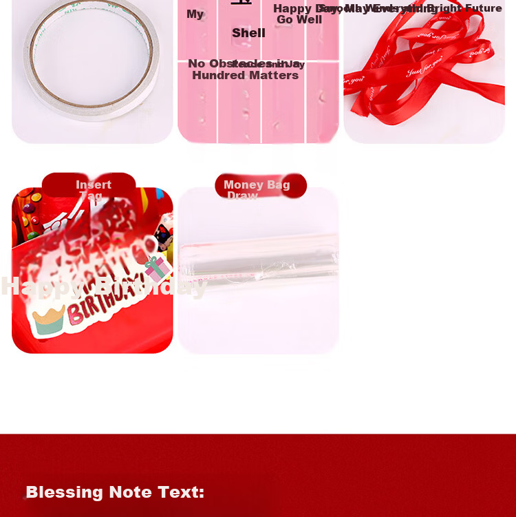 Extreme Space Surprise Box Birthday Gift Explosion Box Confession Tool Anniversary Surprise Red Baby Edition 15