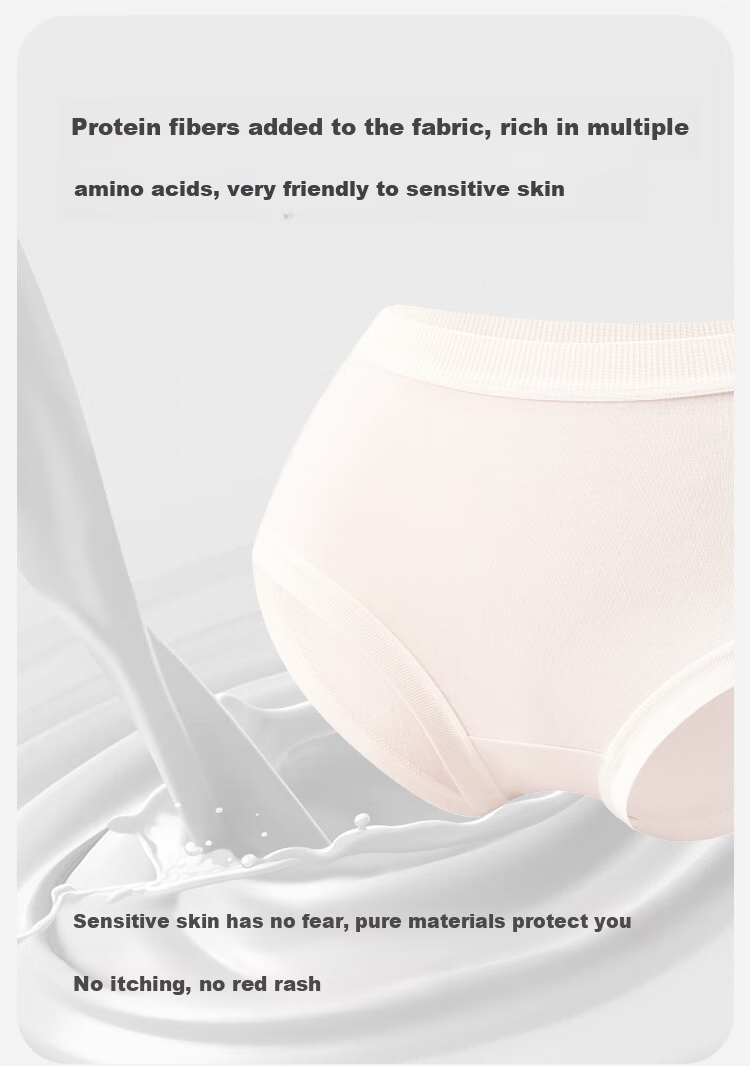 Jiusuiban First Wear No-Wash Children's Underwear Girls 7A Antibacterial Milk Cotton Briefs Large Kids Silk Crotch Travel Shorts 7