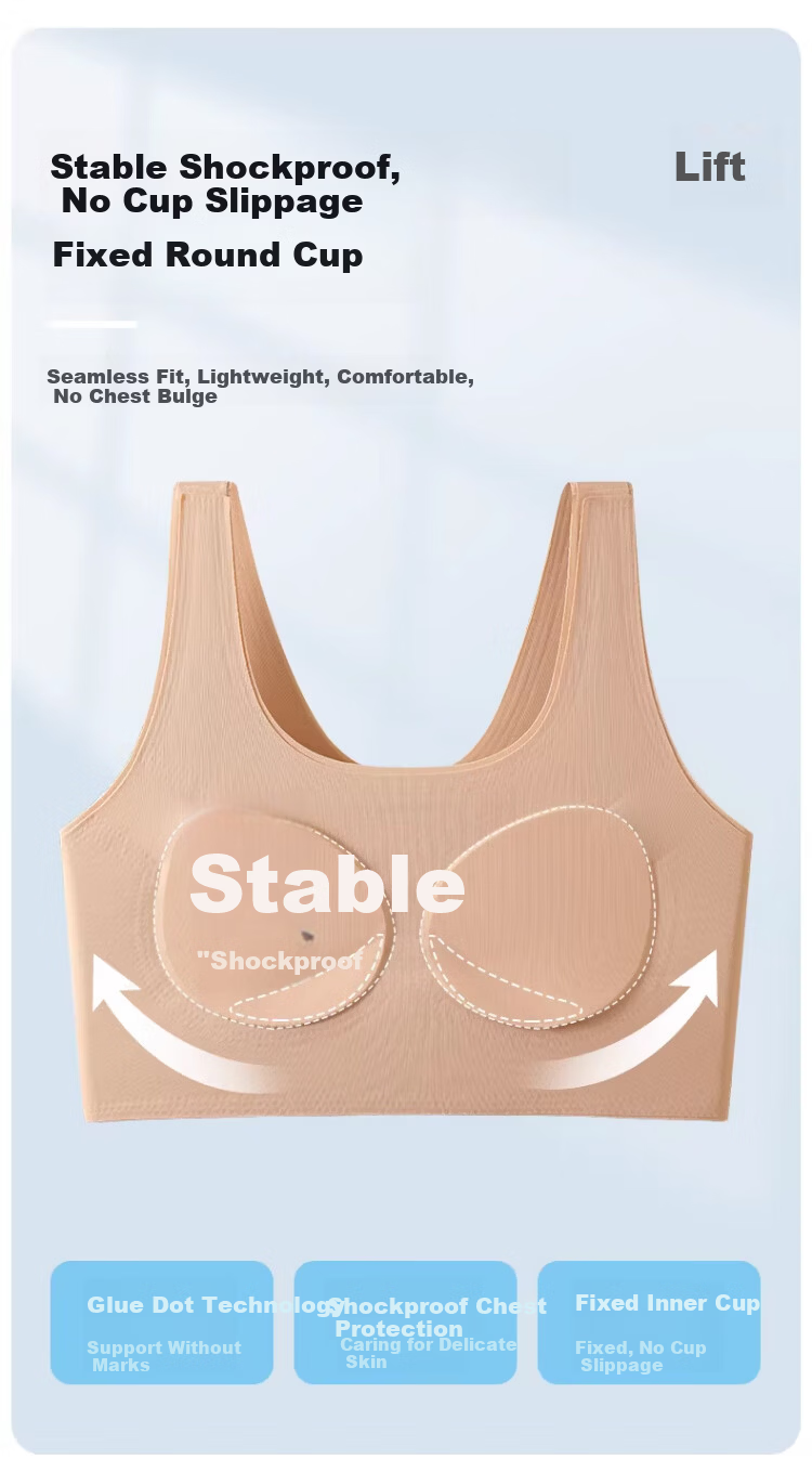 GUJIN 2-Pack Foundation Skin Tone Girls' Underwear Development Period Bra Teen Large Child Middle and High School Student Youth Sports Vest L 3