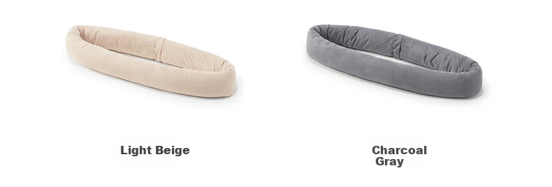 MUJI Soft Ring Cushion Light Green 12×200cm 6