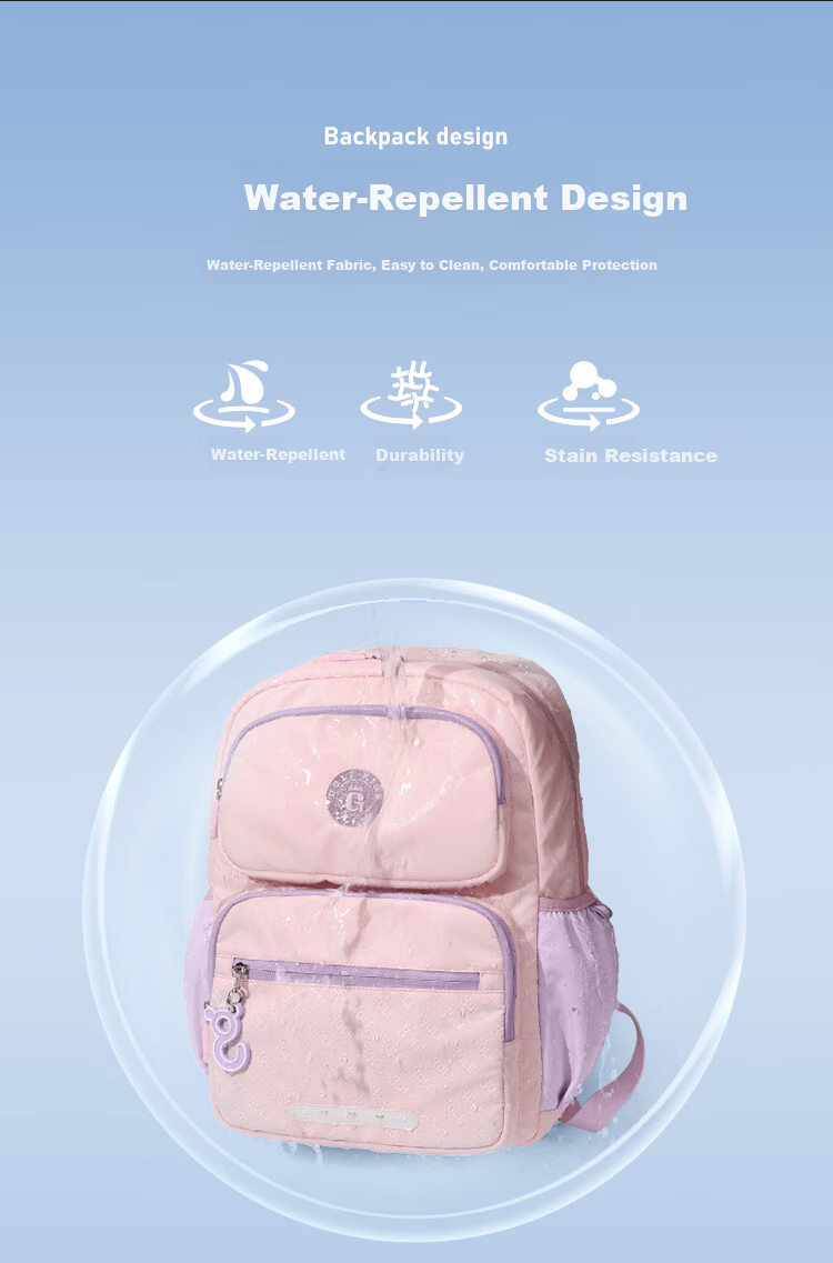 GOLF Primary School Boys Backpack Grades 1-3-6 Children's Ergonomic Large Capacity School Bag 15