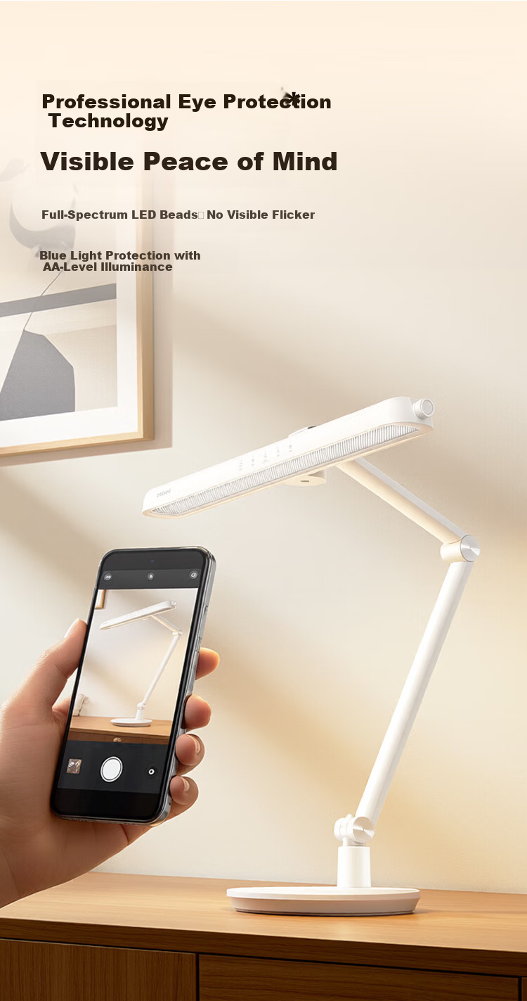 Dreame Smart Sensor Desk Lamp Full Spectrum Eye Protection Study Bedroom High-Quality US Cree LED 6