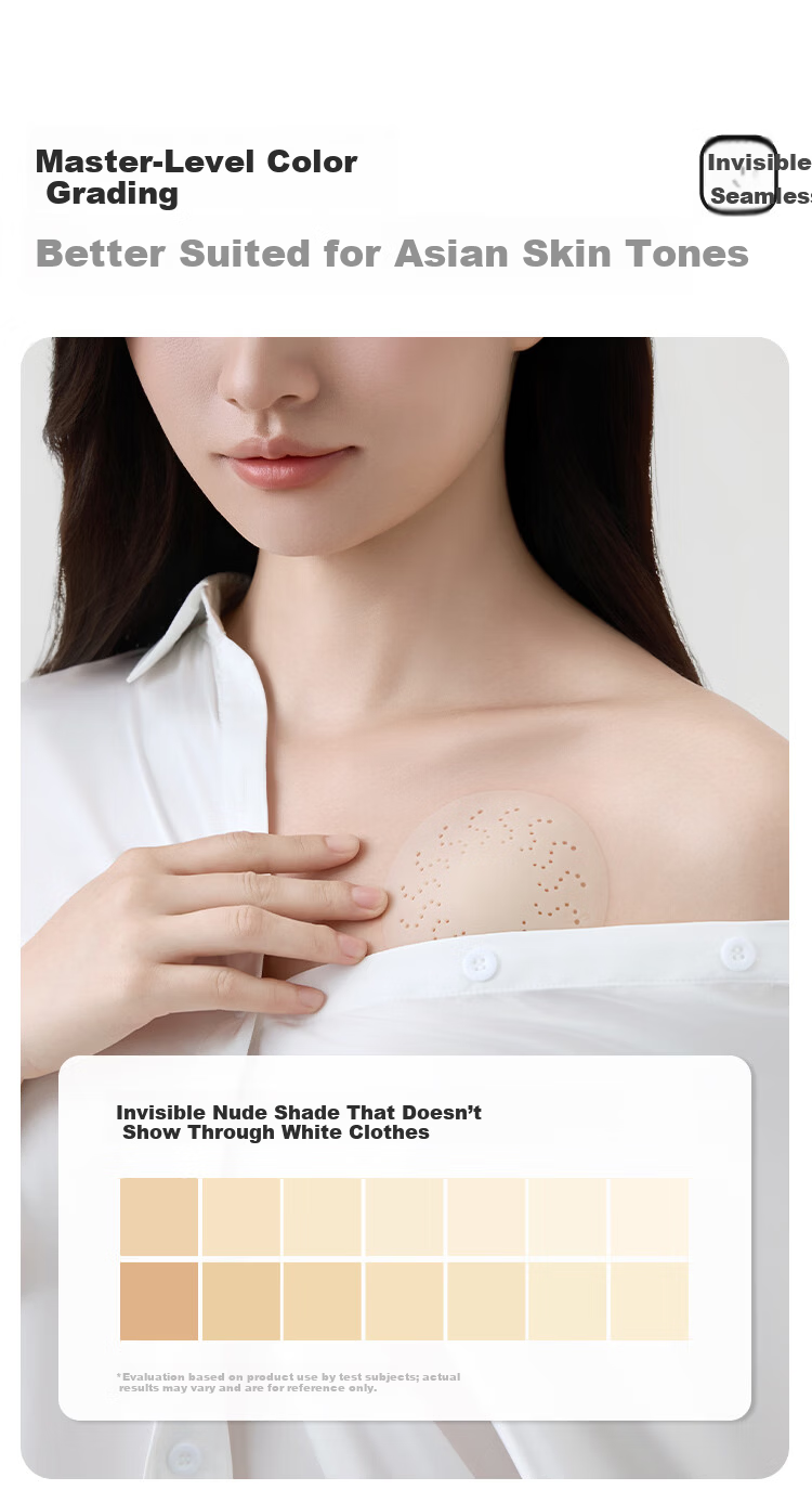 SBEAUTY 6.0 Aloe Vera Nipple Covers 2026 New Center Adhesive-Free Breast Pads Starry Sky 2 Pairs 6