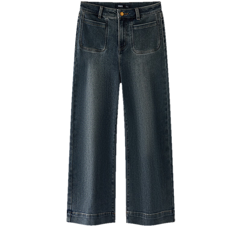 Semir Denim | Women's Loose Fit Wide Leg Jeans Autumn 2025 Mall Style 103525124011A